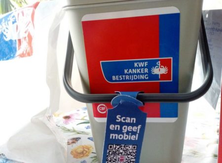 kwf, kankerbestrijding, collectebus, QR code